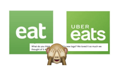 Uber Eats App Logo - Uh Oh: Eat App Is NOT HAPPY With The Uber Eats Strikingly Similar