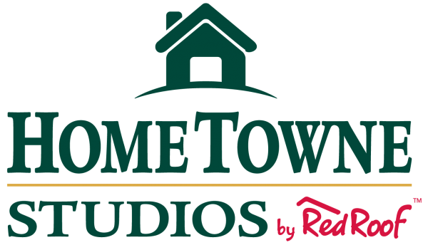 Small Red Roof Inn Logo - HomeTowne Studios | Red Roof Franchising
