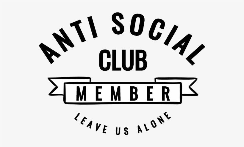 Anti Social Social Club Transparent Logo - Anti Social Club - Antisocial Social Club Logo Transparent PNG ...