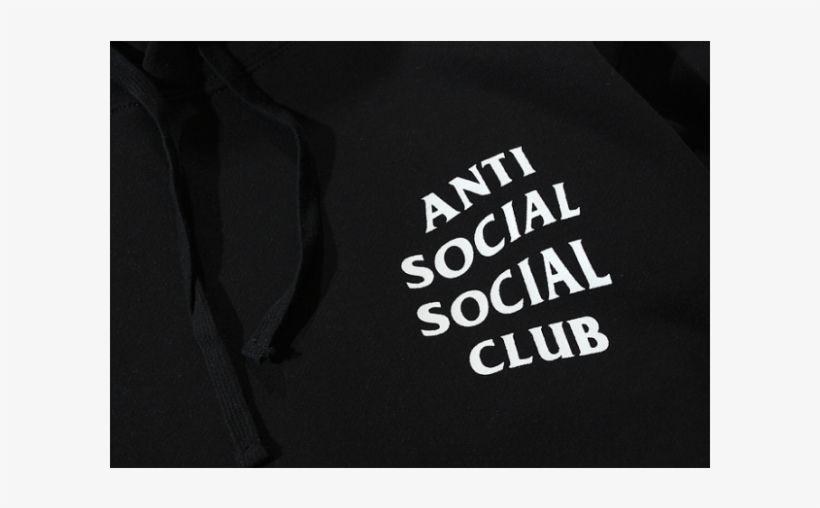 Anti Social Social Club Transparent Logo - Anti Social Social Club Plain Hooded Sweater - Anti Social Social ...
