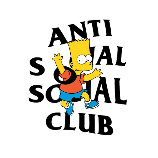 Anti Social Social Club Transparent Logo - Crewneck - Anti Anti Social Club – BARTO THE SAVAGE