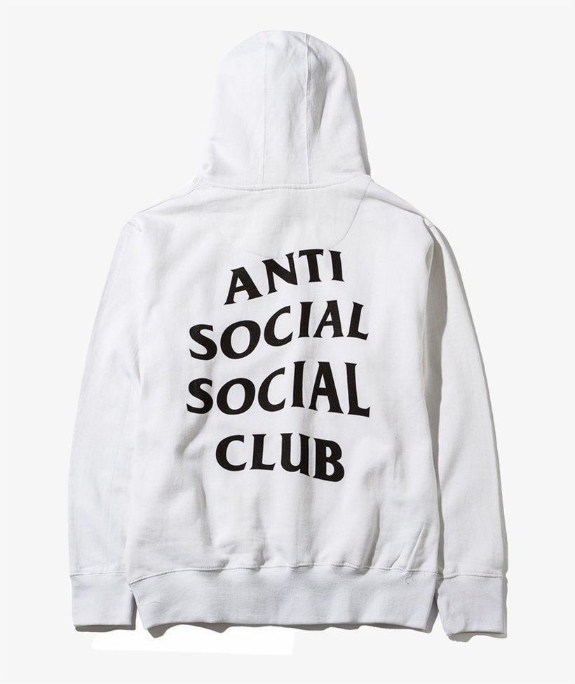 Anti Social Social Club Transparent Logo - Anti Social Social Club - White Anti Social Social Club Hoodie ...