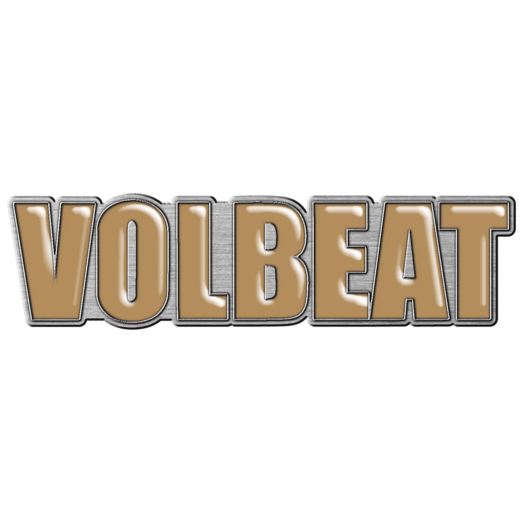 Volbeat Logo - Volbeat 'Logo' Metal Pin Badge Metal Online