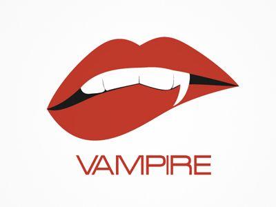 Lips Logo - Vampire Lips Logo by Lobotz Logos | Dribbble | Dribbble