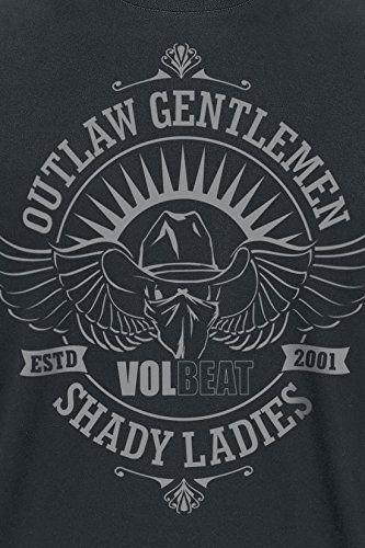 Volbeat Logo - Volbeat Outlaw Gentlemen & Shady Ladies - Logo T-Shirt black S ...