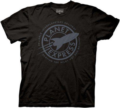Express Men Logo - Futurama Planet Express Logo Men's T-shirt $17.95 (40% OFF) | Wish ...