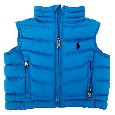 Horizon Blue Logo - Ralph Lauren New GenuineBaby Boys Gilet Bodywarmer Jacket Coat