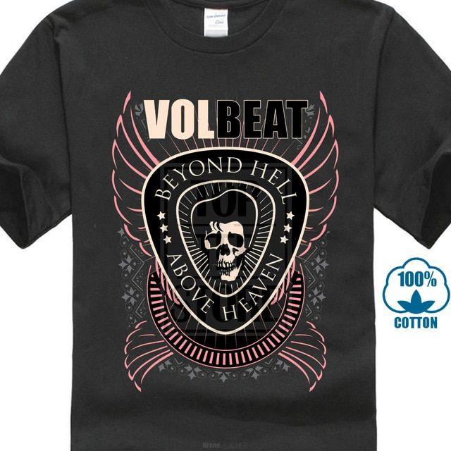 Volbeat Logo - New Volbeat Beyond Hell Above Heaven Album Logo Men'S Black T Shirt ...