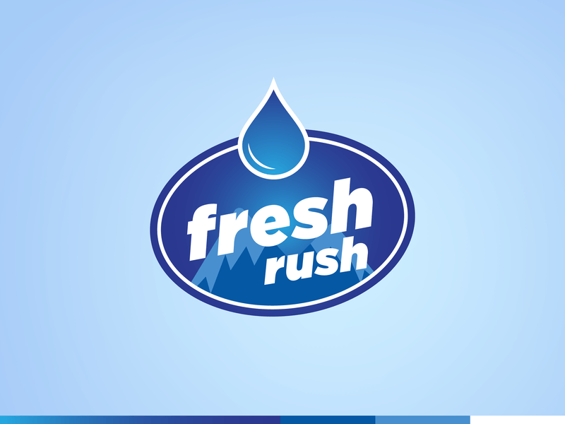 Blue Rush Logo - Fresh Rush Logo by Shuvam Shrestha | Dribbble | Dribbble