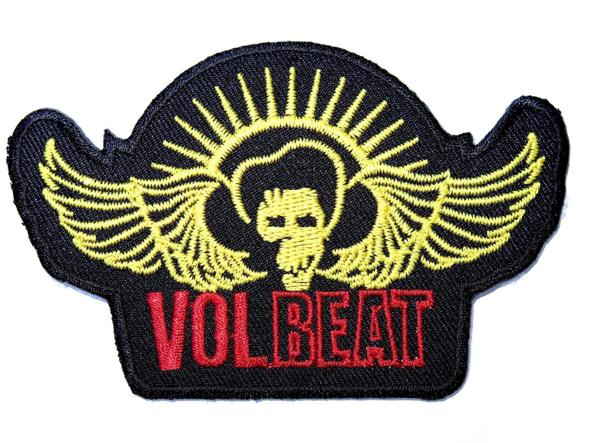 Volbeat Logo - VOLBEAT Logo Iron On Sew On Embroidered Patch 3.9 10cm