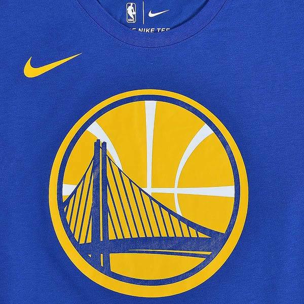 Blue Rush Logo - nike NBA DRY T-SHIRT GOLDEN STATE WARRIORS ES LOGO RUSH BLUE ...