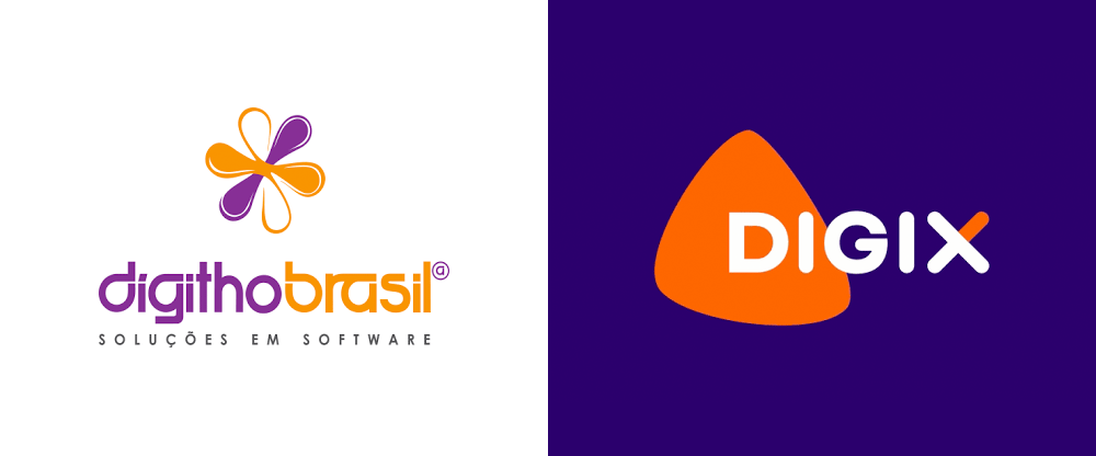 Purple and Orange Logo - Brand New: New Name and Logo for Digix