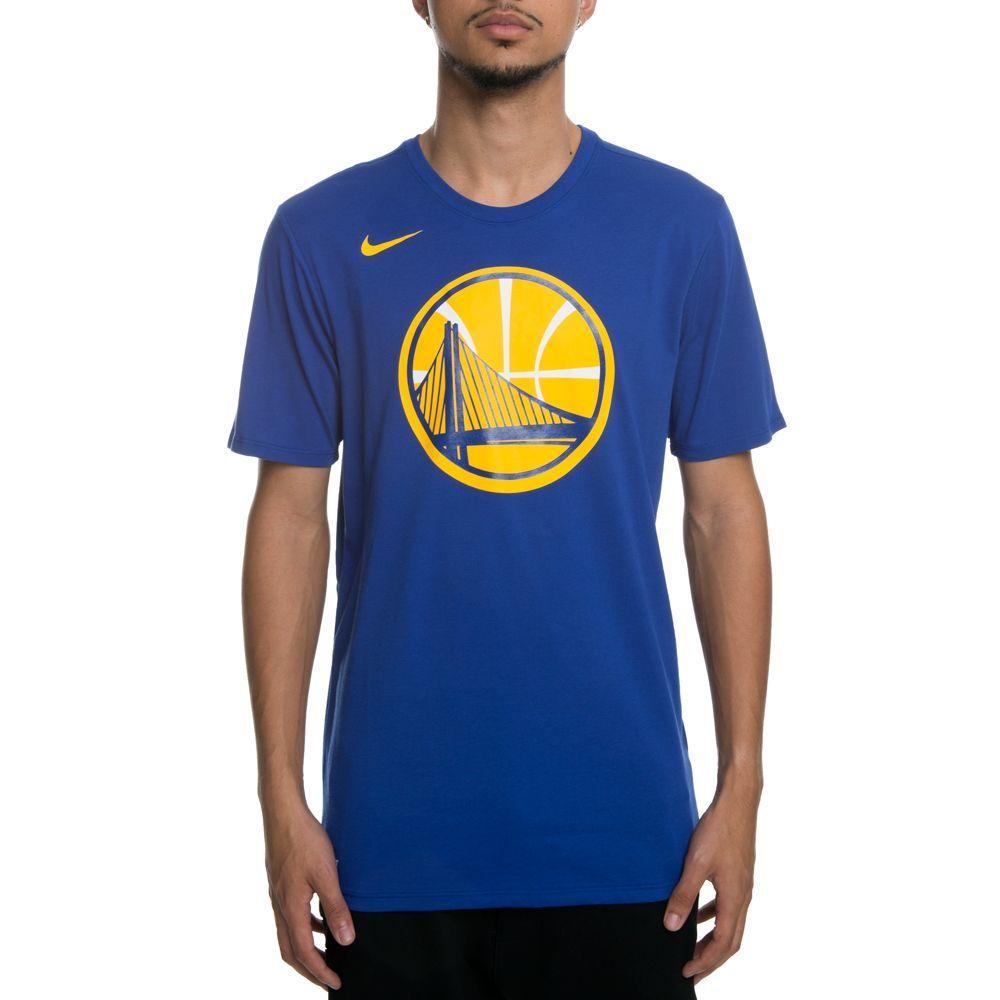 Blue Rush Logo - Golden State Warriors Dry Logo Tee RUSH BLUE