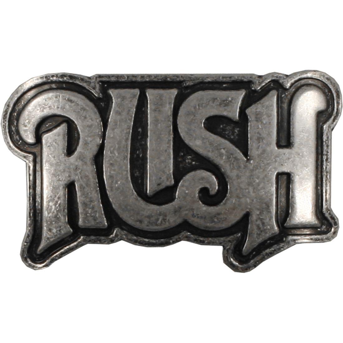 Blue Rush Logo - Rush Logo Belt Buckle Silver Liquid Blue