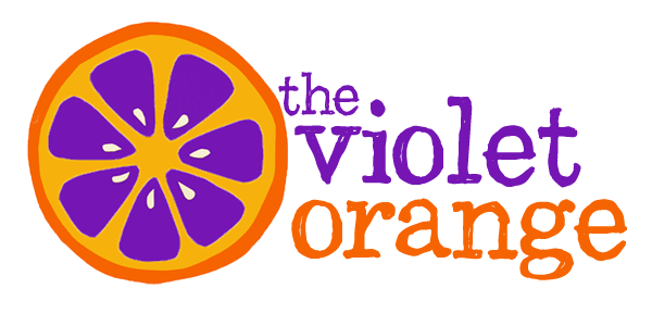 Purple and Orange Logo - About — The Violet Orange
