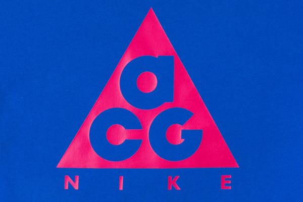 Blue Rush Logo - Nike ACG L/S Tee - Racer Blue/Rush Pink – Feature Sneaker Boutique