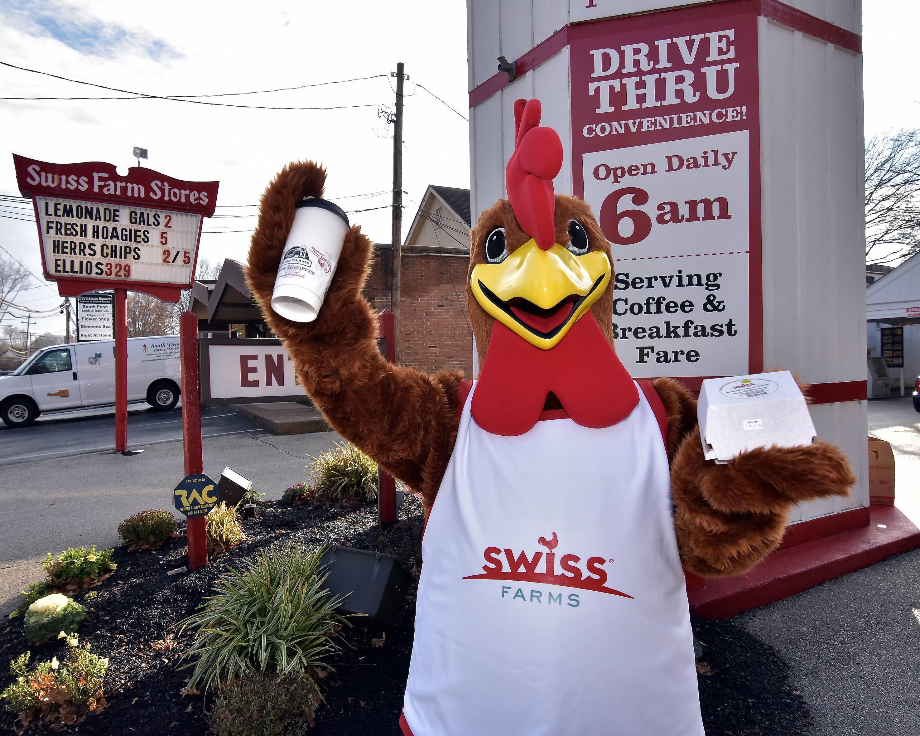 Swiss Farms Logo - Swiss Farms Introduces Cruiser the Rooster Store Decisions