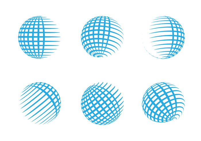 Striped Globe Logo - Free Globe Grid Logo Vector 141944 - WeLoveSoLo