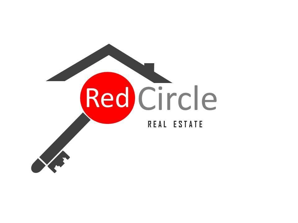 Red Real Estate Logo - Modern, Upmarket, Real Estate Logo Design for Red Circle Real Estate ...