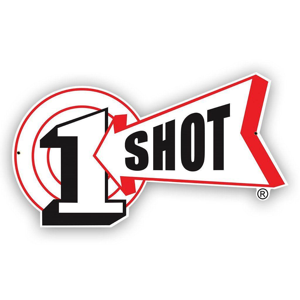 Shot Logo - 1 Shot Logo Metal Sign