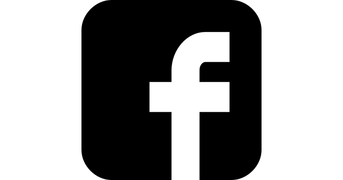 White Facebook Logo - Facebook logo clipart black and white download free