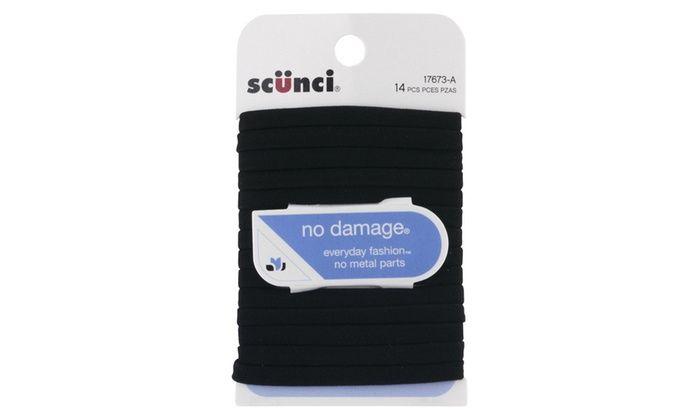 Scunci Logo - Up To 26% Off on Scunci No Damage Hair Ties Bl