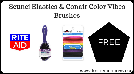 Scunci Logo - Rite Aid: FREE Scunci Elastics & Conair Color Vibes Brushes 11 22 11