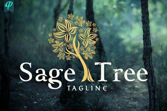 Sage Company Logo - Sage Tree Logo Design ~ Logo Templates ~ Creative Market