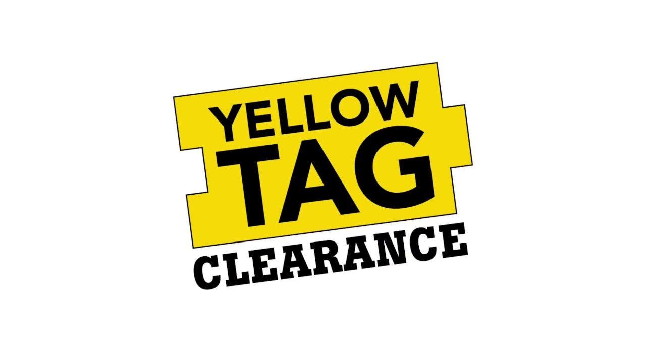 Yellow Tag Logo - June 13-30 Yellow Tag Clearance Sale! - YouTube