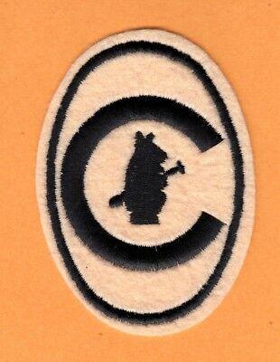 Cubs Old Logo - VINTAGE OLD LOGO CHICAGO CUBS STITCHED WOOL PATCH 3 3 4 Inch - $9.95