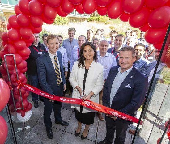 Red MP Arch Logo - Heidi Allen MP opens inkjet specialist's new office following