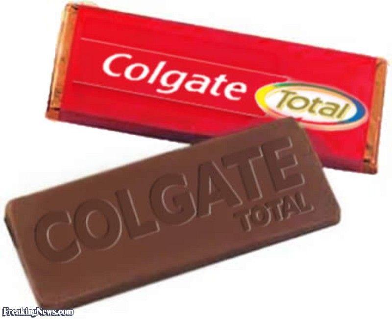 Colgate Logo - Colgate Logo on a Candy Bar Picture