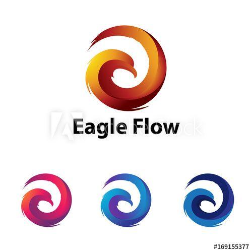 Cool Unique Logo - Unique Cool Eagle Logo Zen Twirl Twisted - Buy this stock vector and ...