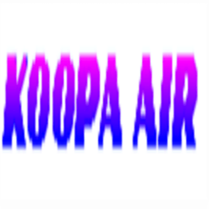 Koopa Logo - Koopa Air Logo - Roblox