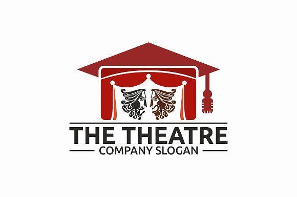 Theatre Logo - The Theatre Logo Templates Creative Market