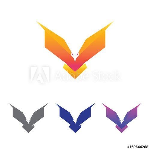 Cool Eagle Logo - Cool Unique Eagle Bird Modern Logo Symbol Design Template this