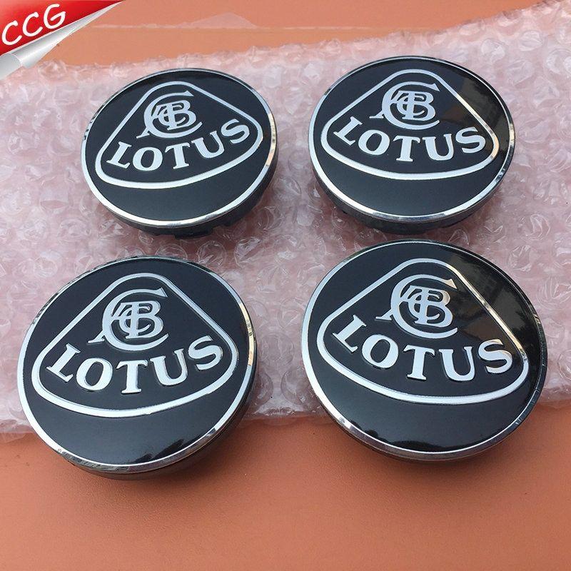 Black Lotus Logo - ShuaiZhong 4pcs 56mm Black Lotus logo car emblem Wheel Center Hub ...