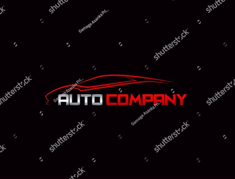 Red Tack Company Logo - Auto style car logo design with abstract concept sports vehicle icon ...