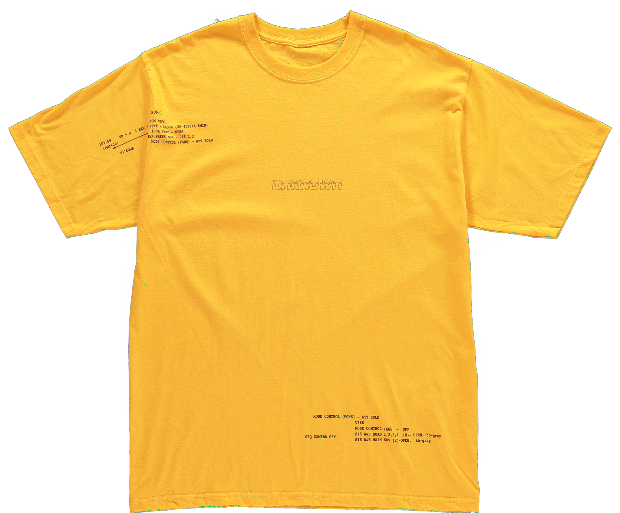 Yellow Moon Logo - Yellow Moon Landing Tee – Unknown London