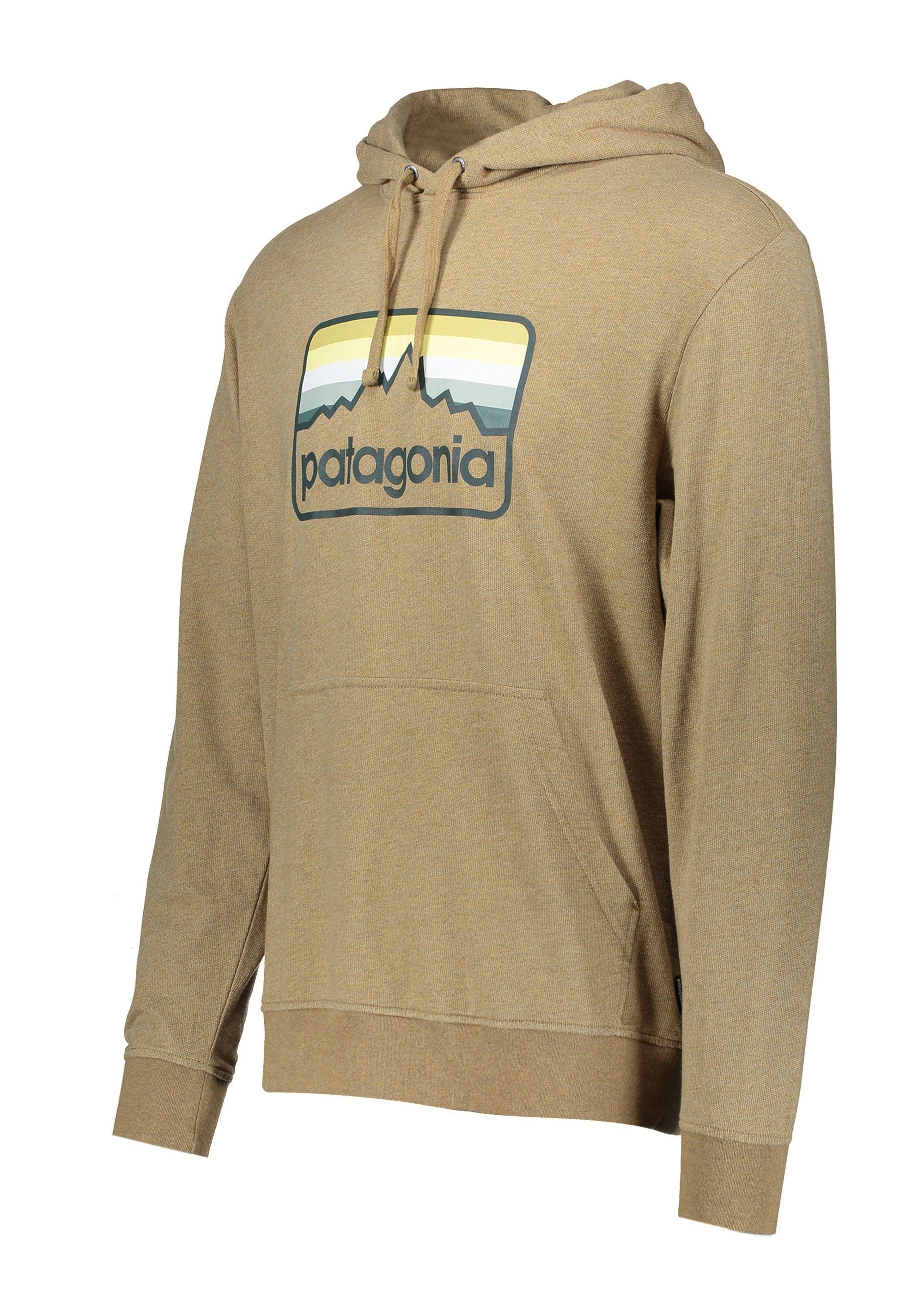 Brown Line Logo - Patagonia Line Logo Badge LW Hoody - Coriander Brown - Hoodies from ...