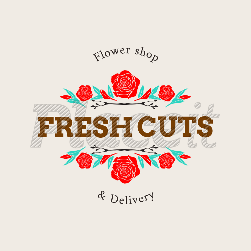 Flower Shop Logo - Placeit Template for Flower Delivery