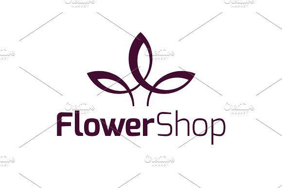 Flower Shop Logo - Flower Shop Logo Logo Templates Creative Market