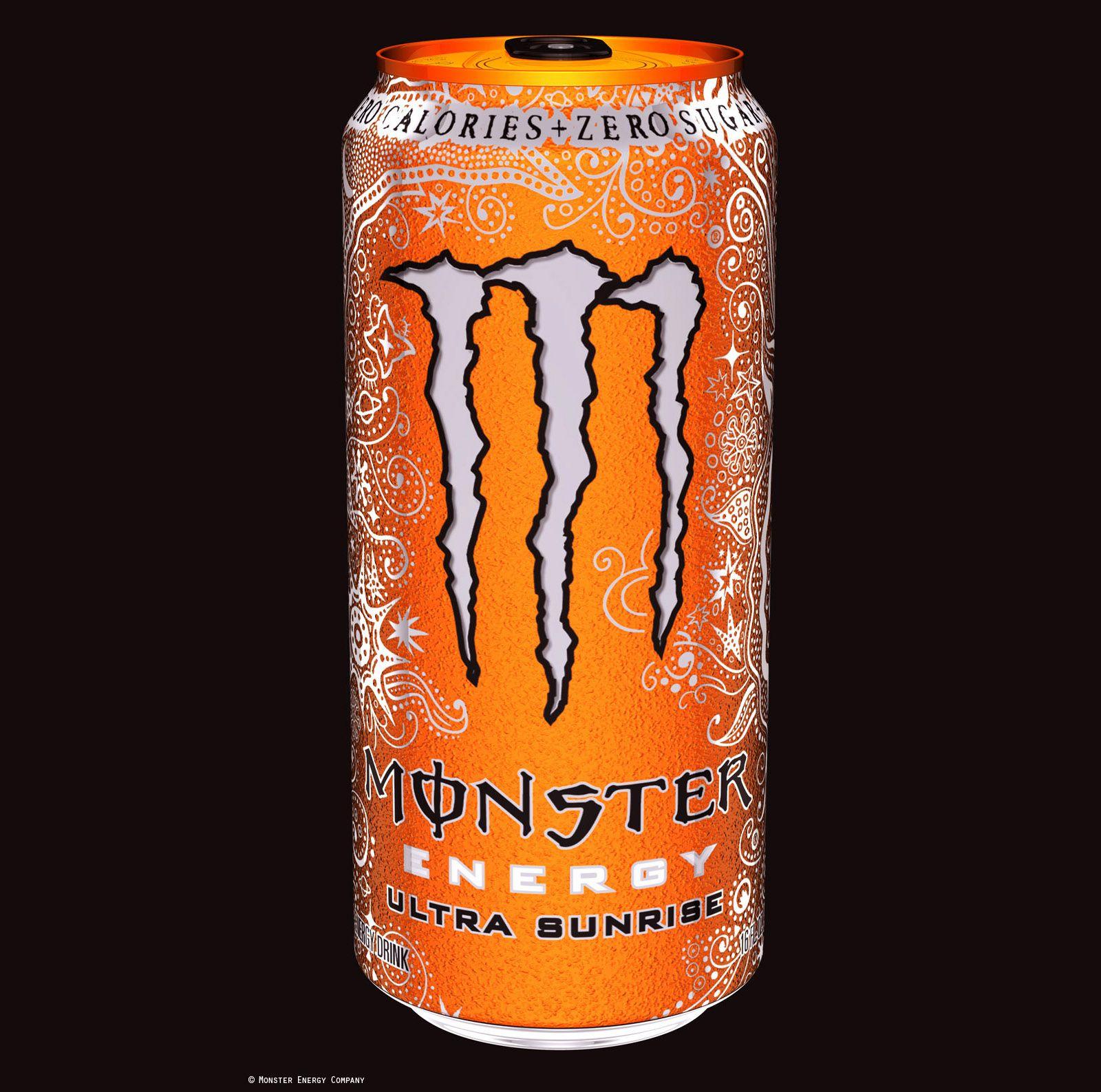 Can Monster Energy Logo - Monster Energy Sunrise on Packaging of the World