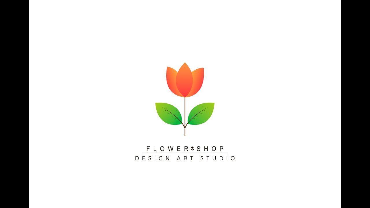 Flower Shop Logo - Illustrator Tutorial | ( Flower Shop ) Logo Design - YouTube