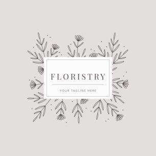 Flower Shop Logo - Florist Online Logo Maker. Make Your Own Logo