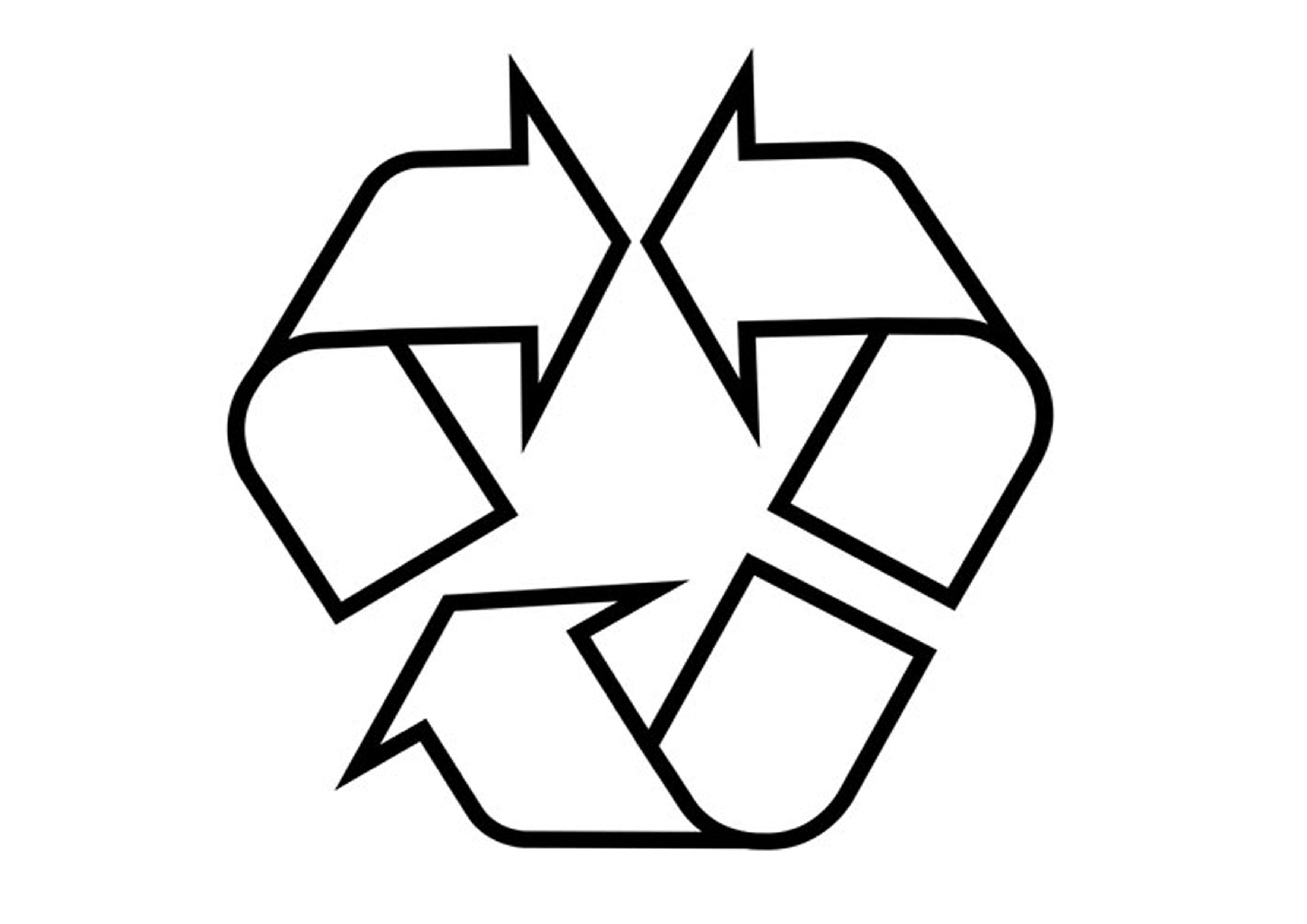 White Recycle Logo - White Recycle Logo