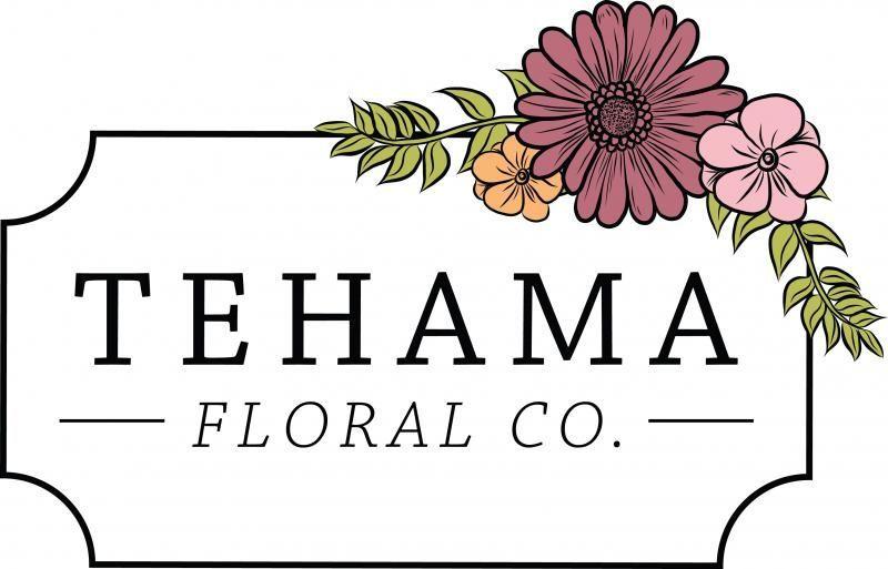 Green Flower Company Logo - Tehama Floral Co -Red Bluff CA | Local Flower Shop