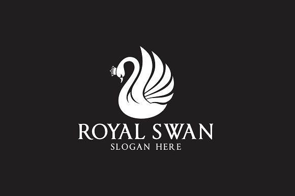 White Swan Logo - Royal Swan Logo ~ Logo Templates ~ Creative Market