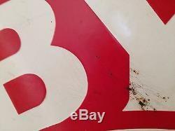 Vintage DG Logo - dg) Derby's Flexgas Ethyl Logo Double Sided 30 Round Porcelain Sign ...