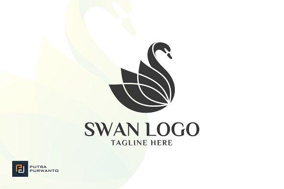 Swan Logo - Colorful Swan Logo ~ Logo Templates ~ Creative Market